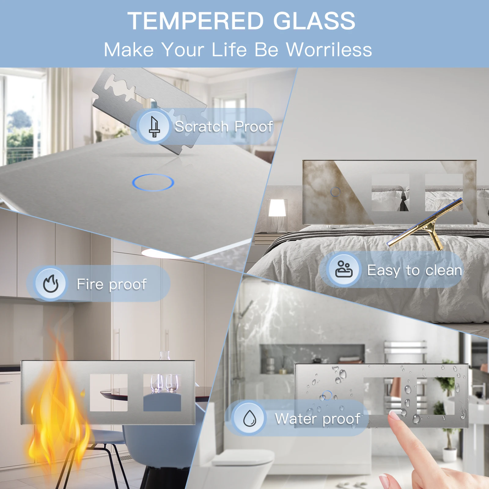 padrao da ue painel vidro cristal parede 04