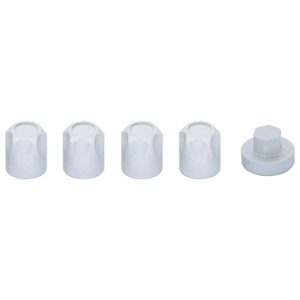 4PCS Aluminium Felge Mitte Kappe M4 Mutter für 1/10 RC Crawler TRX4 Axial SCX10 90046 D90 Tamiya MST – Detail 3