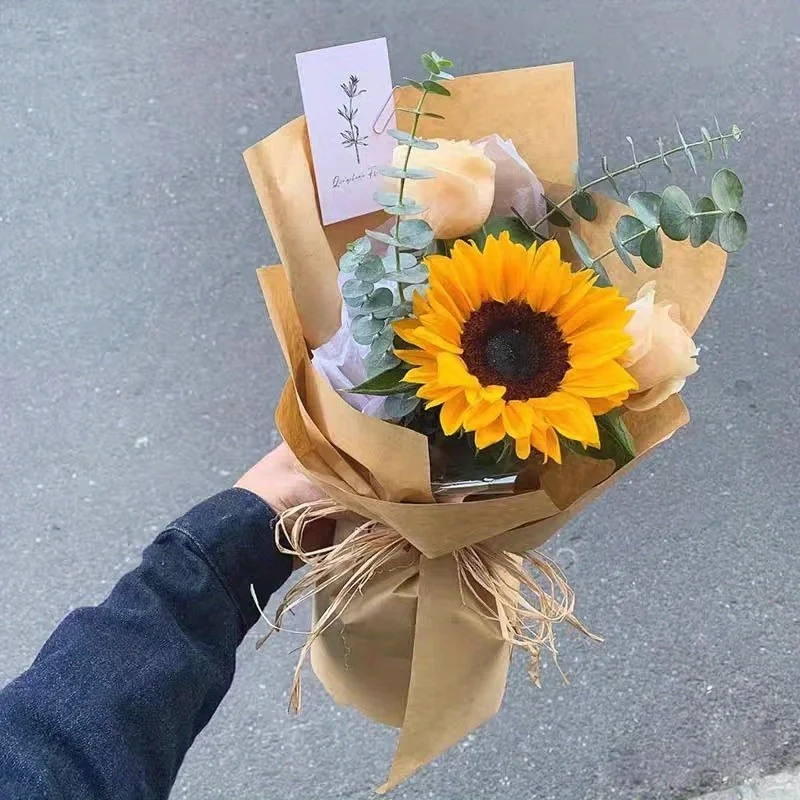 30cm 폭 갈색 크라프트 종이 롤, 고강도 공예 포장지, 이사, 배송, 선물 포장, 벽 장식, 테이블 러너, 바닥 커버용