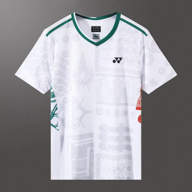 YONEX New Badminton Tennis Clothing Sports Short-sleeved T-shirt Comfortable Breathable Sweat-absorbent Quick-drying Top