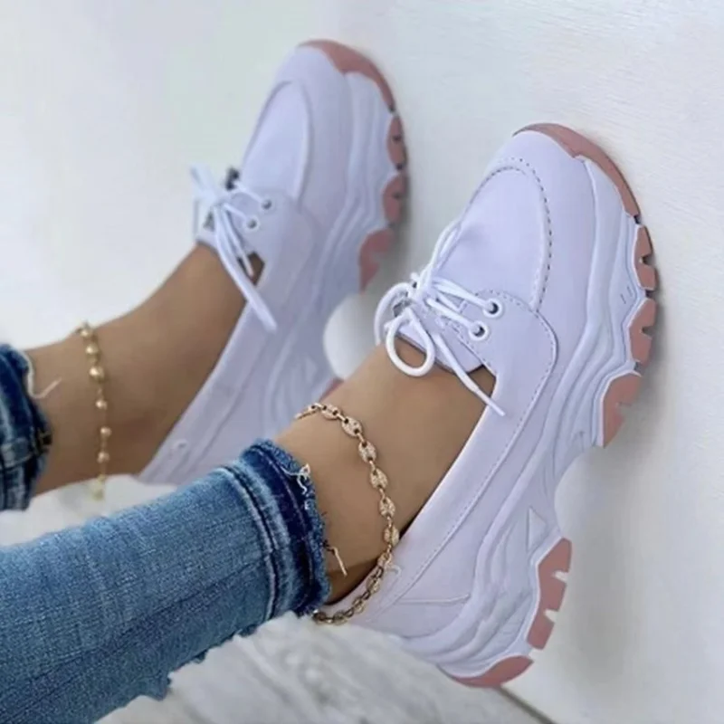 2023 Women Sneakers Platform Casual Breathable Sport Design Vulcanized Shoes Fashion Tennis Female Footwear Zapatillas Mujer 5