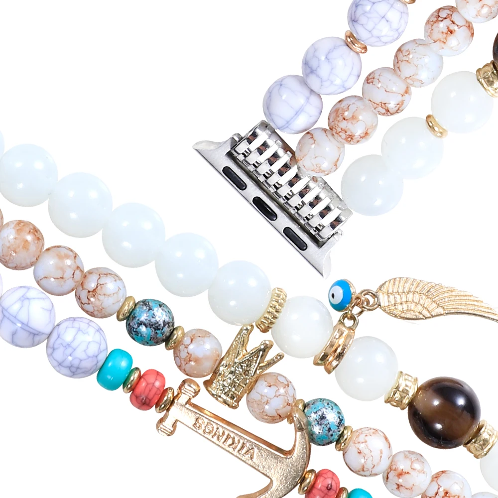 Jewelry Bracelet Loop Strap For Apple watch band 45mm 44mm 42mm 41mm 40mm Women Wristband For iWatch Ultra 8 7 6 5 4 3 SE Correa