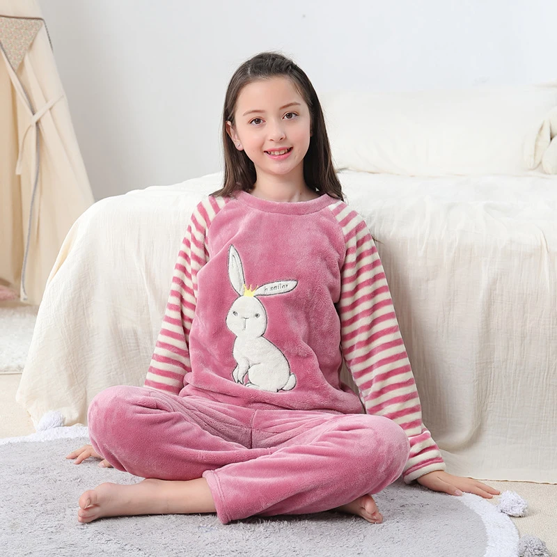 Raad Inspecteren Vervoer Winter Lange Mouwen Grote Jongens Pyjama Kinderkleding Nachtkleding Tiener Pyjama  Fleece Pyjama Sets Voor Meisje 6 8 10 12 15 17 Jaar| | - AliExpress