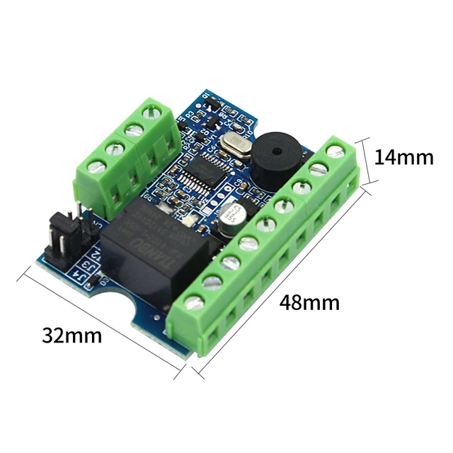 12V Access control Mini Relay Module Controller Board Kit TM Wiegand RFID Card Reder Set Door System support Admin Card 1000user 4