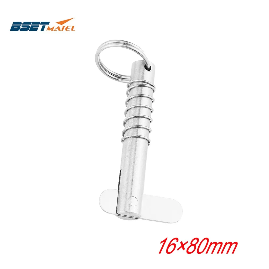 

M16*80mm Marine grade stainless steel 316 Boat Quick Release Pin Marine Hardware Deck Hinge Replacement Accessories