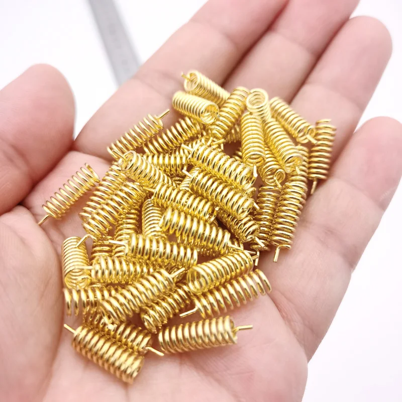 Single Frequency Spring Antenna 868Mhz 3dbi Copper Lot Spiral Coil PCB Board Solder