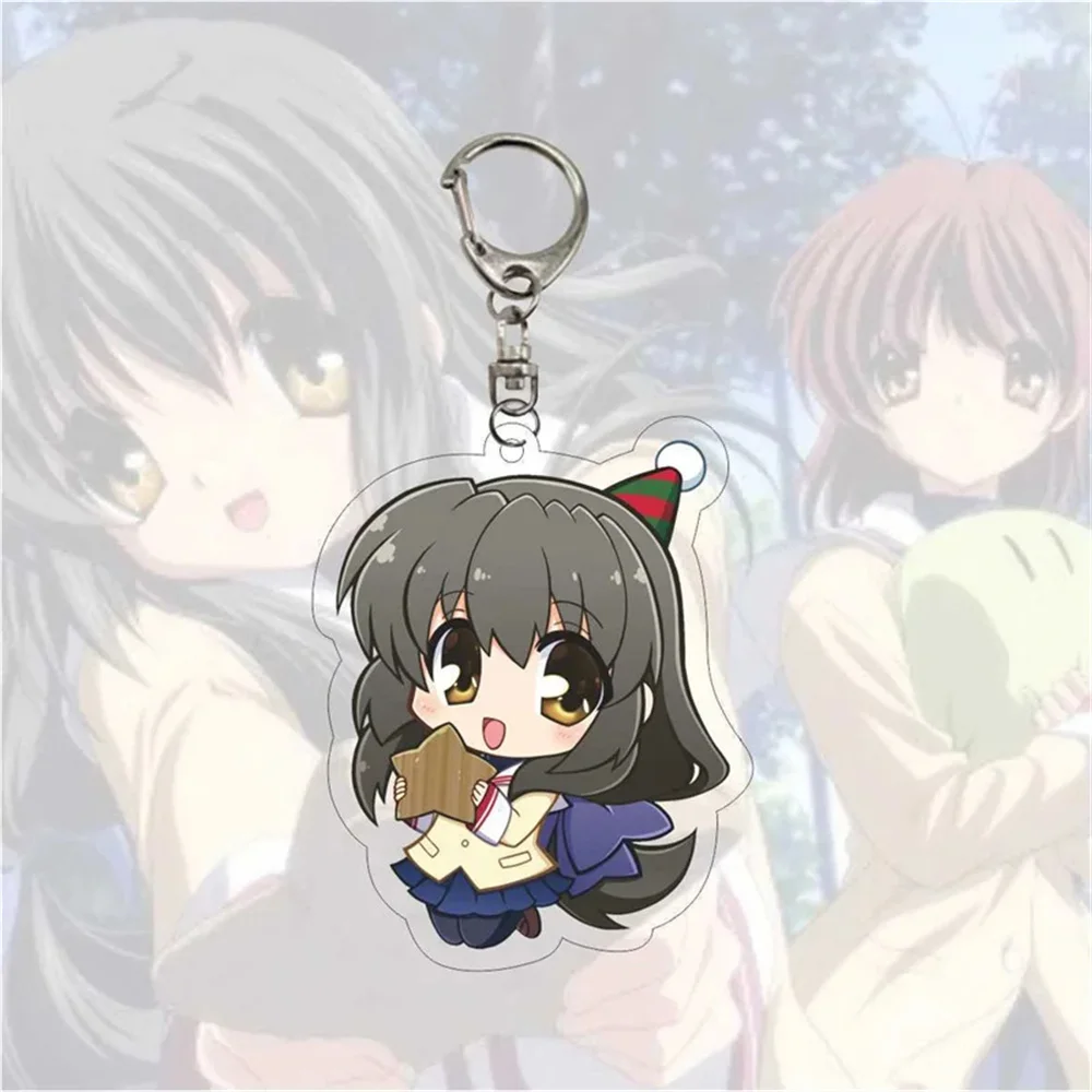 Charm Anime Fan Gift HD Character CLANNAD Acrylic Keychain Model