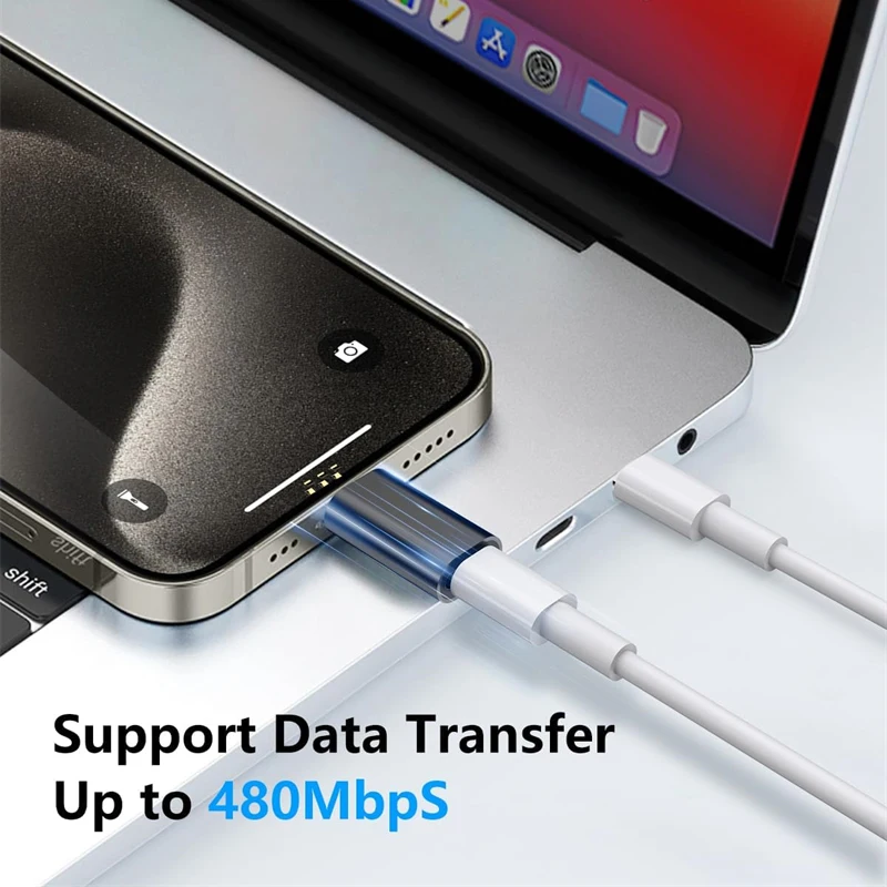 รูปสินค้า 3 in 1 USB-C to Lightning Adapter ชาร์จข้อมูล SYNC ได้ 3 อุปกรณ์