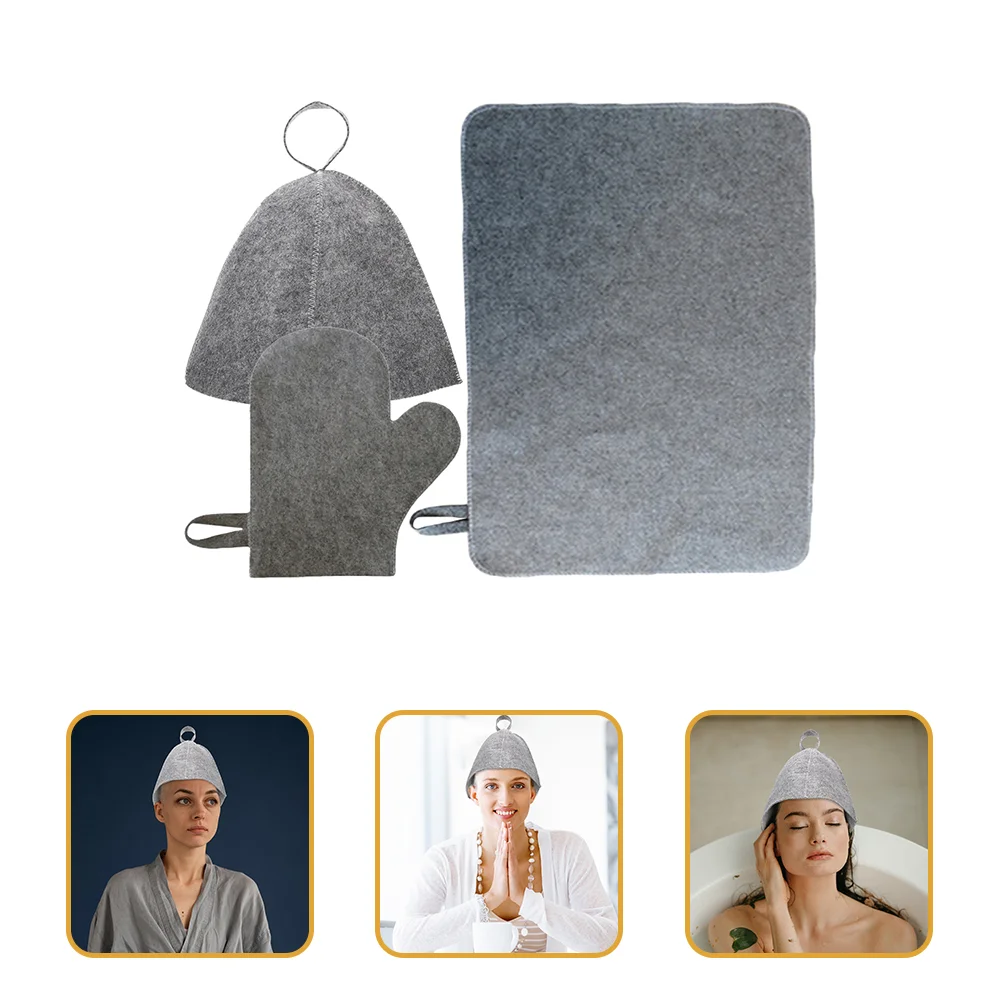 Experience Ultimate Comfort and Relaxation with our Premium Sauna Cap Set Stay Cool and Refreshed During Your Sauna Sessions 2