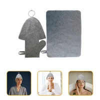 Experience Ultimate Comfort and Relaxation with our Premium Sauna Cap Set Stay Cool and Refreshed During Your Sauna Sessions 2