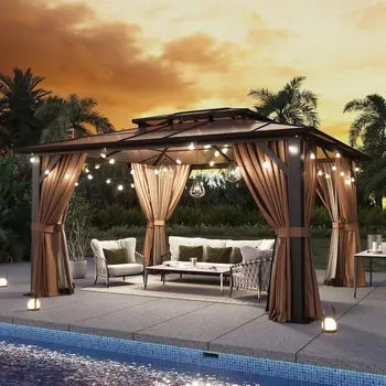 10x12 ft. Outdoor Poly Pavilion 3