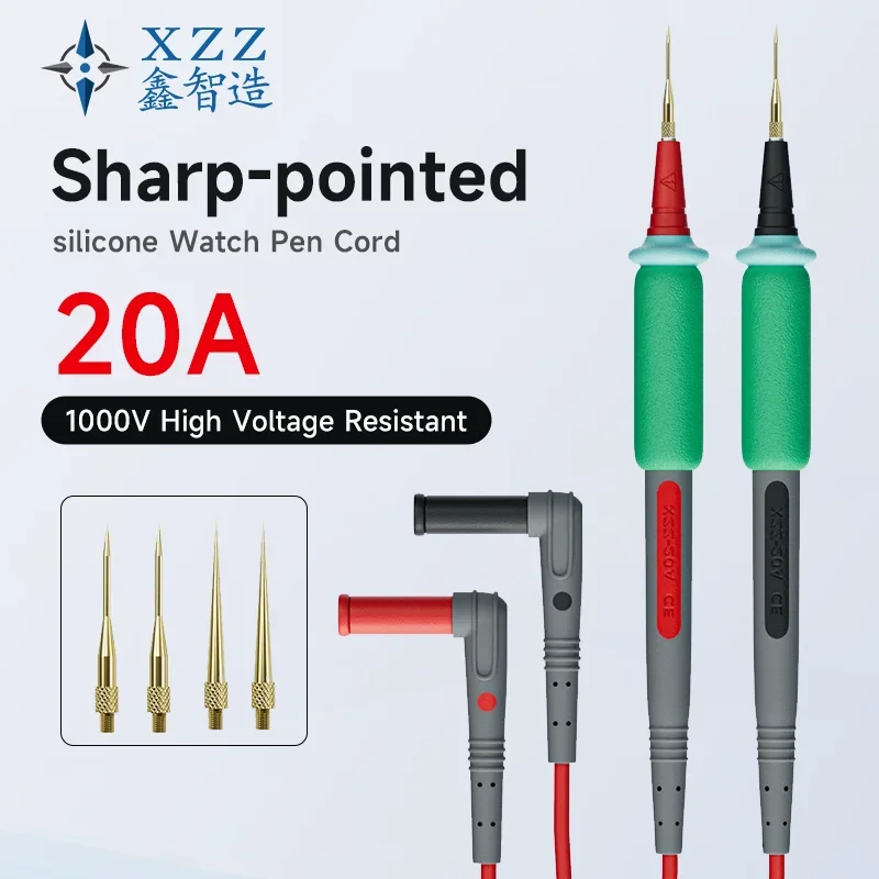 XZZ XINZHIZAO P2 Probe Tip Extra Sharp Multimeter Pen 1000V 20A