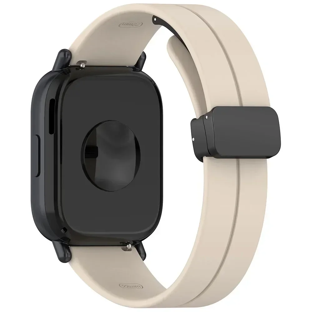 Soft Silicone Magnetic Buckle Watch Band - 20mm/22mm