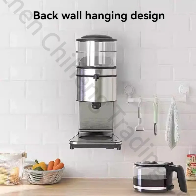 Household 1.25L Americano Stainless Steel Coffee Machine Fully Automatic Drip Coffee Maker Electric Kettle Teapot