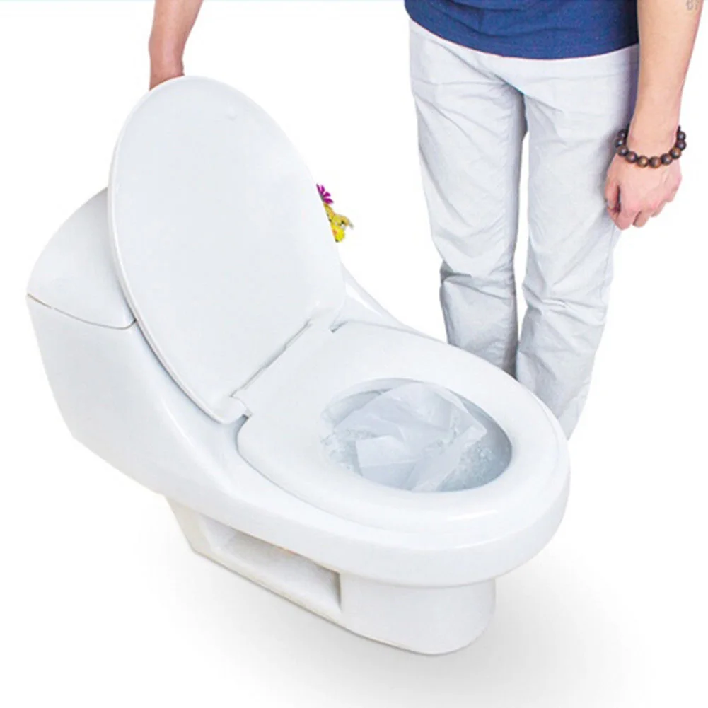 10pcs Disposable Toilet Seat Cover Safety Toilet Cushion Bathroom Accessories
