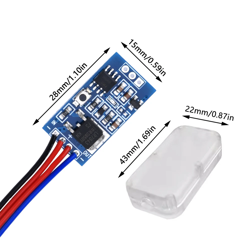 30W DC3-24V PWM Dimming Module Fast and Slow Fading LED Control Module with Dimming Breathing Flashing Function for LED Lamps led dimmer switch led dimmer controller smart dimmer switch lamp dimmer