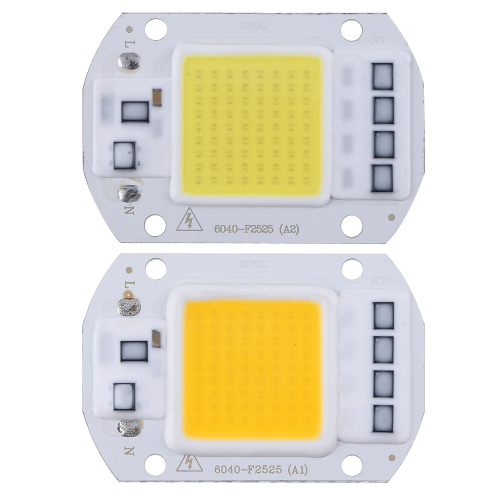 COB LED 램프 칩 교체, 고출력 스포트라이트, 야외 칩 램프, 비상 조명 액세서리, AC 220V, 50W