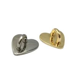Heart - Shaped Phone Charm & Grip Holder Set (Gold 1 Silver 1)