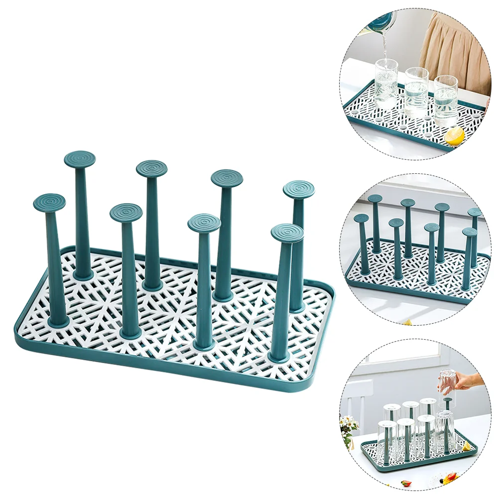 

Cup Drainer Coffee Holder Glass Draining Rack Bottle Drying Organizer Baby Bottles Storage Stand Iron Creative