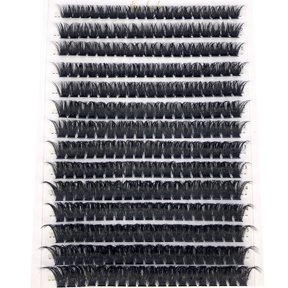 60D/80D Mink Eyelashes 100/280 Bundles Natural Eyelash extension 3D Russia Volume Individual Eyelash Cluster Makeup Tools Lashes 6