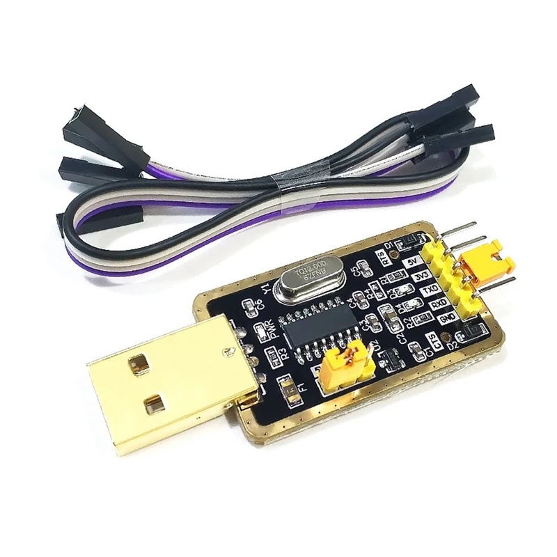 

Модуль преобразователя CH340G RS232 USB в TTL, последовательный порт UART, STC Dowanloader, программатор с обновленной маленькой пластиной