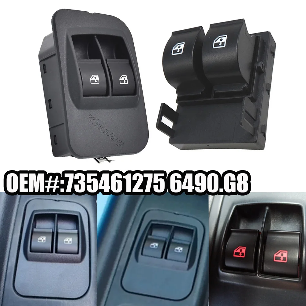 Per Citroen Nemo Fiat Fiorino Peugeot Bipper 2008-2018 Car Driver Side Electric Power Master Window Switch Button 735461275