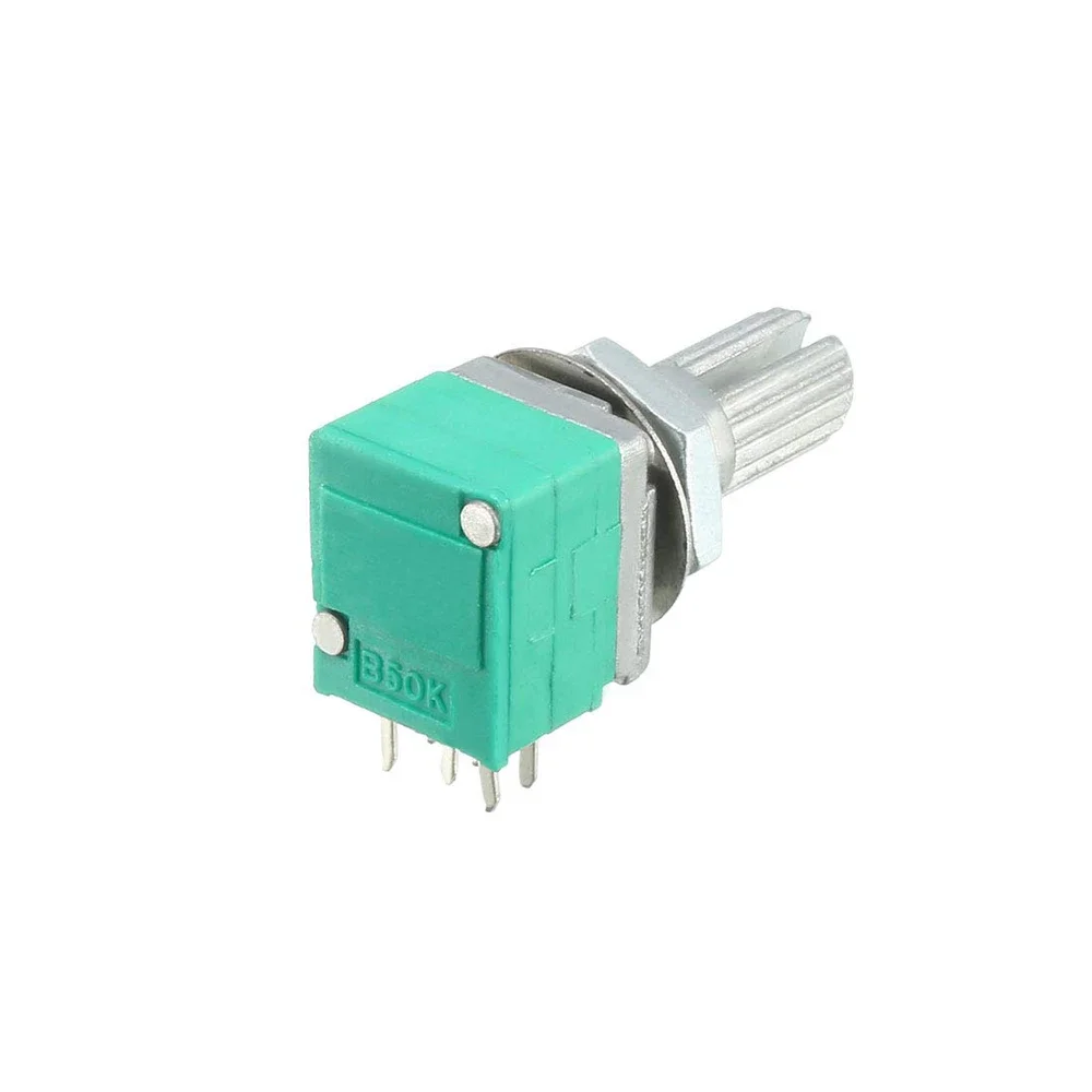 5Pcs Potentiometers Industrial Switches RK097 RK097N 3Pin B1K 5K 10K 20K 50K 100K 500K Switch Audio Shaft 15mm Amplifier Sealing potentiometer kit