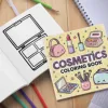 1PC Adult Graffiti COSMETiCS Coloring Book 24 Page Colouring Book Decompression Entertainment Holiday Party Gift 3
