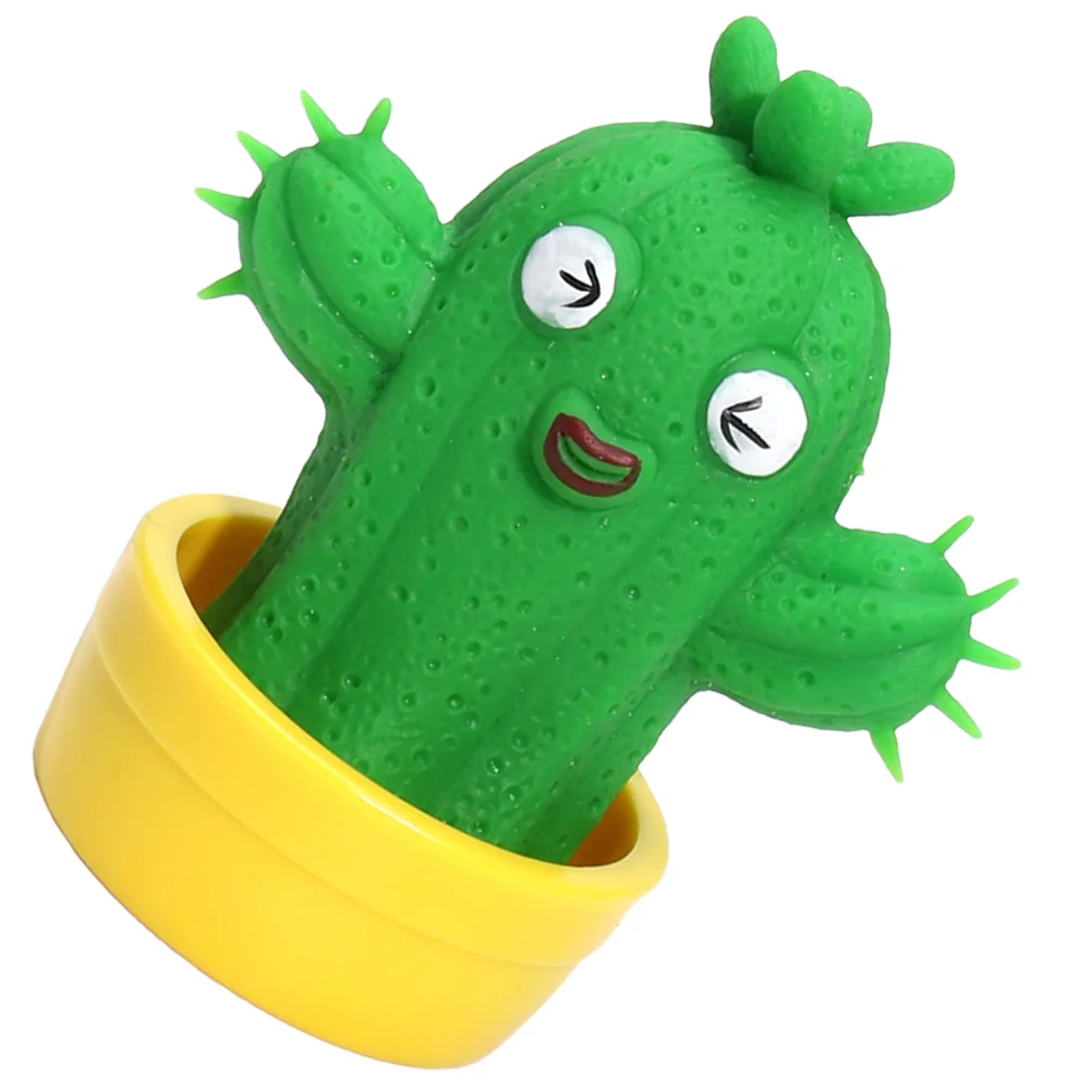 

Funny Cactus Squeeze Toy Soft TPR Stretchable Pinch Sensory Toy Stress Relief Vent Toy For Kids Adults Novelty Toy