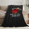 M-Miami HeatS Home Interior Sofa Blankets for Adults Fleece Blanket King Size Bed Throw Blankets & Throws Microfiber Bedding 1