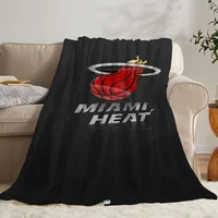 M-Miami HeatS Home Interior Sofa Blankets for Adults Fleece Blanket King Size Bed Throw Blankets & Throws Microfiber Bedding 1