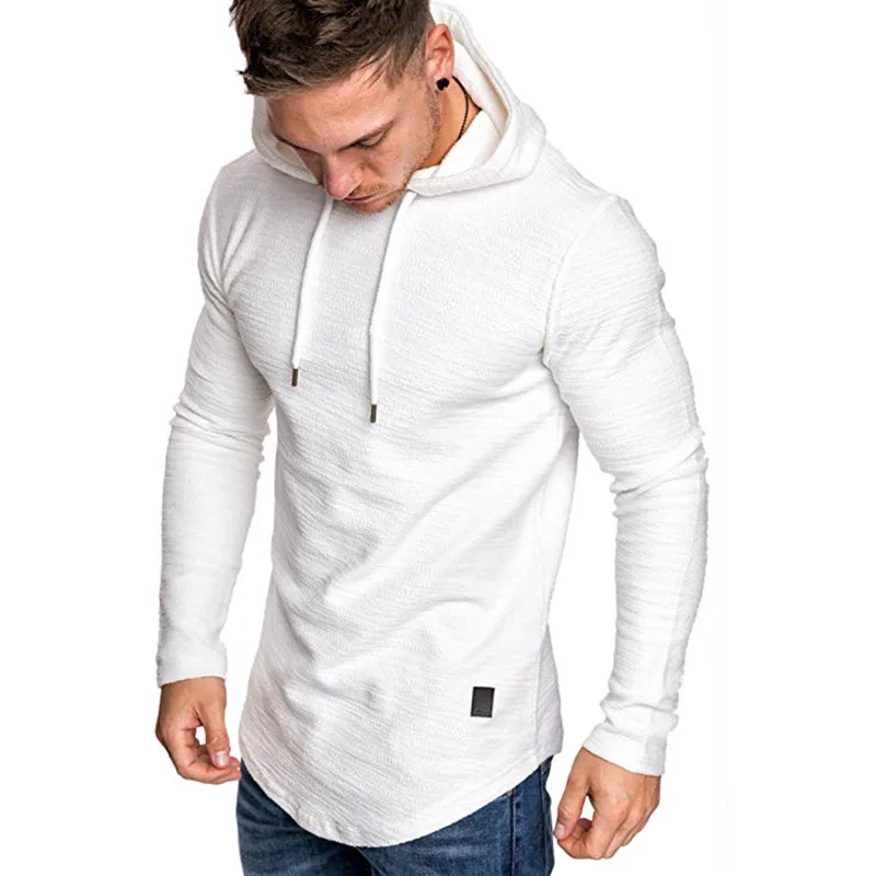 Spring and Autumn Street Fashion Casual Men's Hooded Sports Shirt Hooded Casual Loose Thin Coat