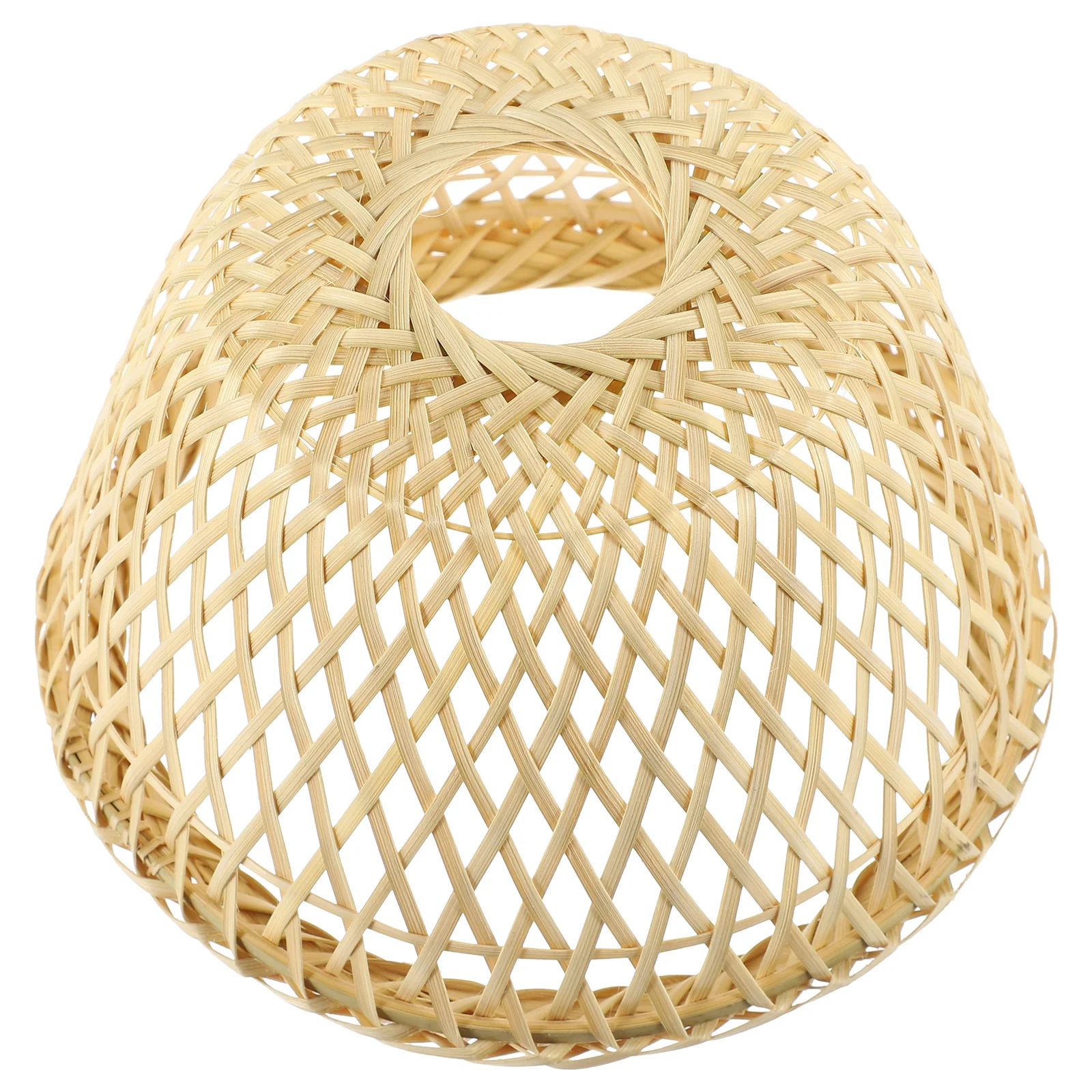 

Exquisite Hand Woven Light Cover Decorative Bamboo Weaving Craft Lampshade