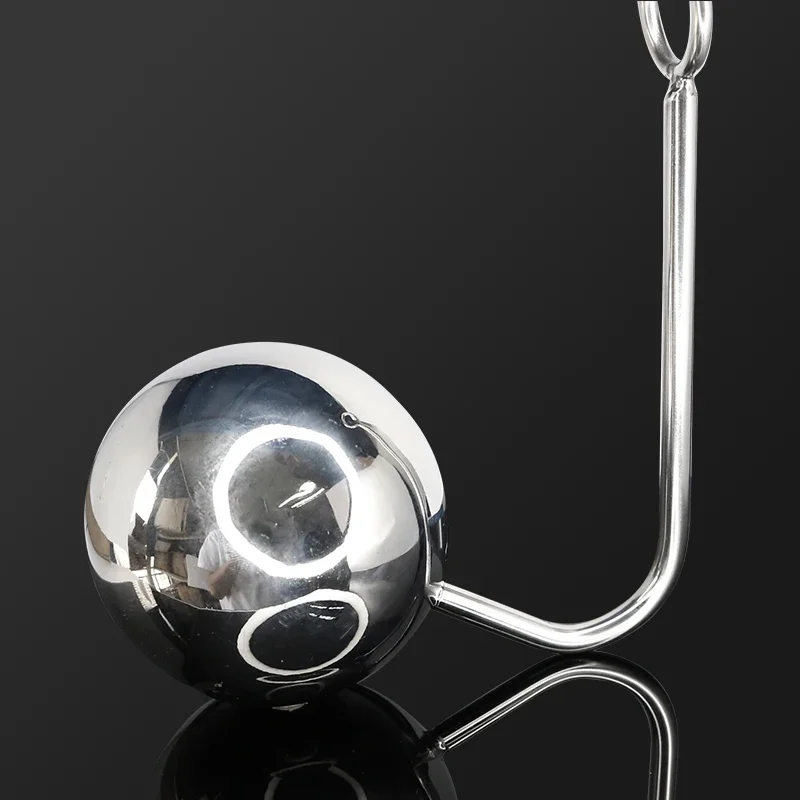 

Stainless Steel Giant Ball Anal Hook Metal Butt Plug Anus Putty Slave Prostate Massager BDSM Sex Toy for Men Extreme Anal Toys