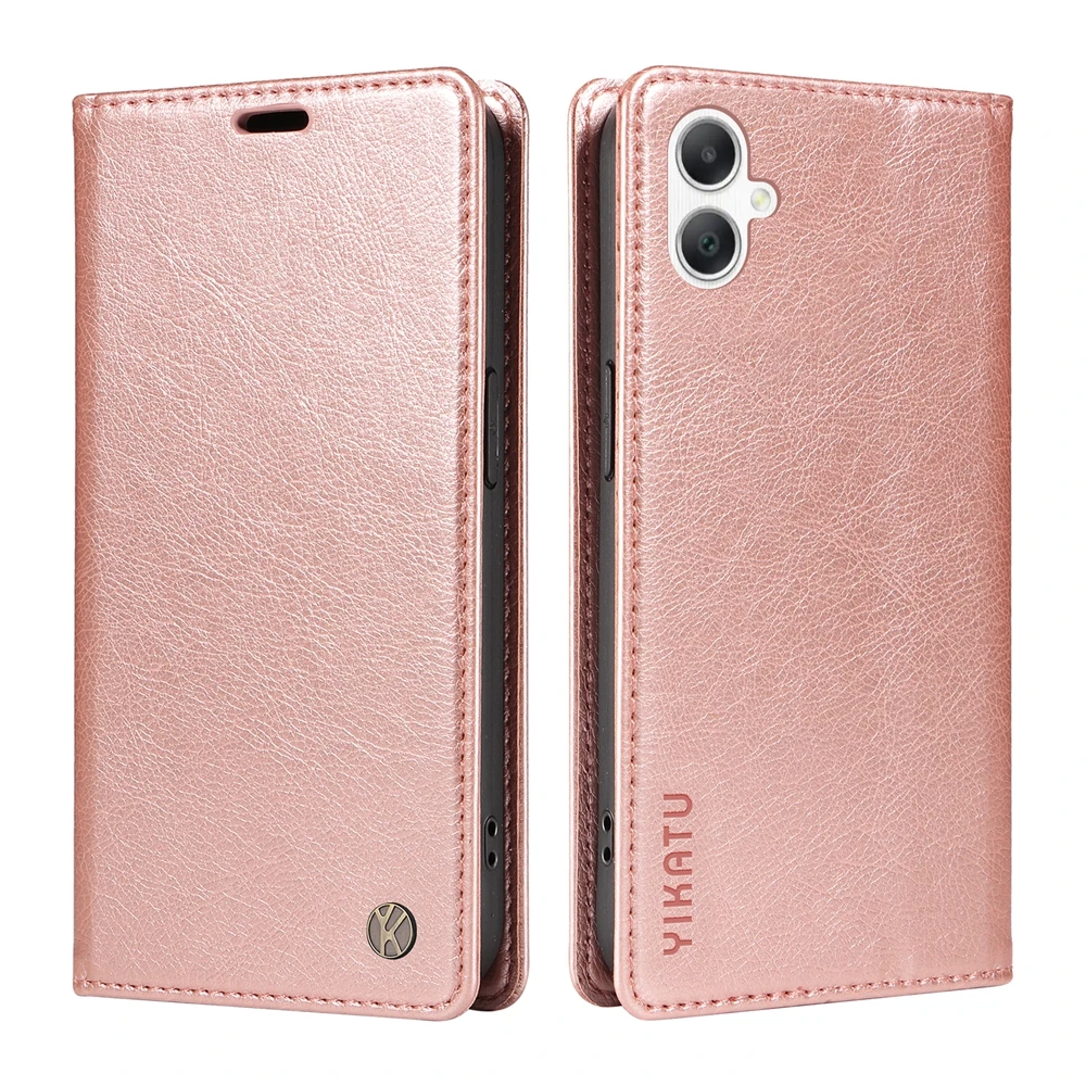 Magnetic Leather Wallet Flip Case with Enhanced Durability and Style