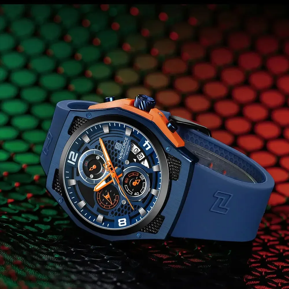 NAVIFORCE, reloj Original de lujo de alta calidad para hombre