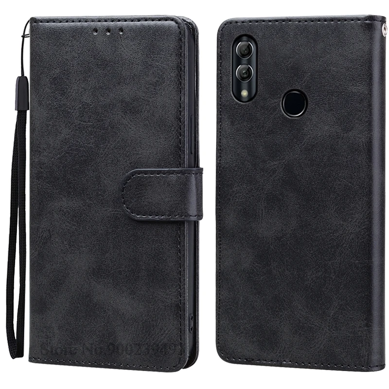 Leather Wallet Flip Case for Huawei P Smart 2019 - Soft Cover Phone Case s