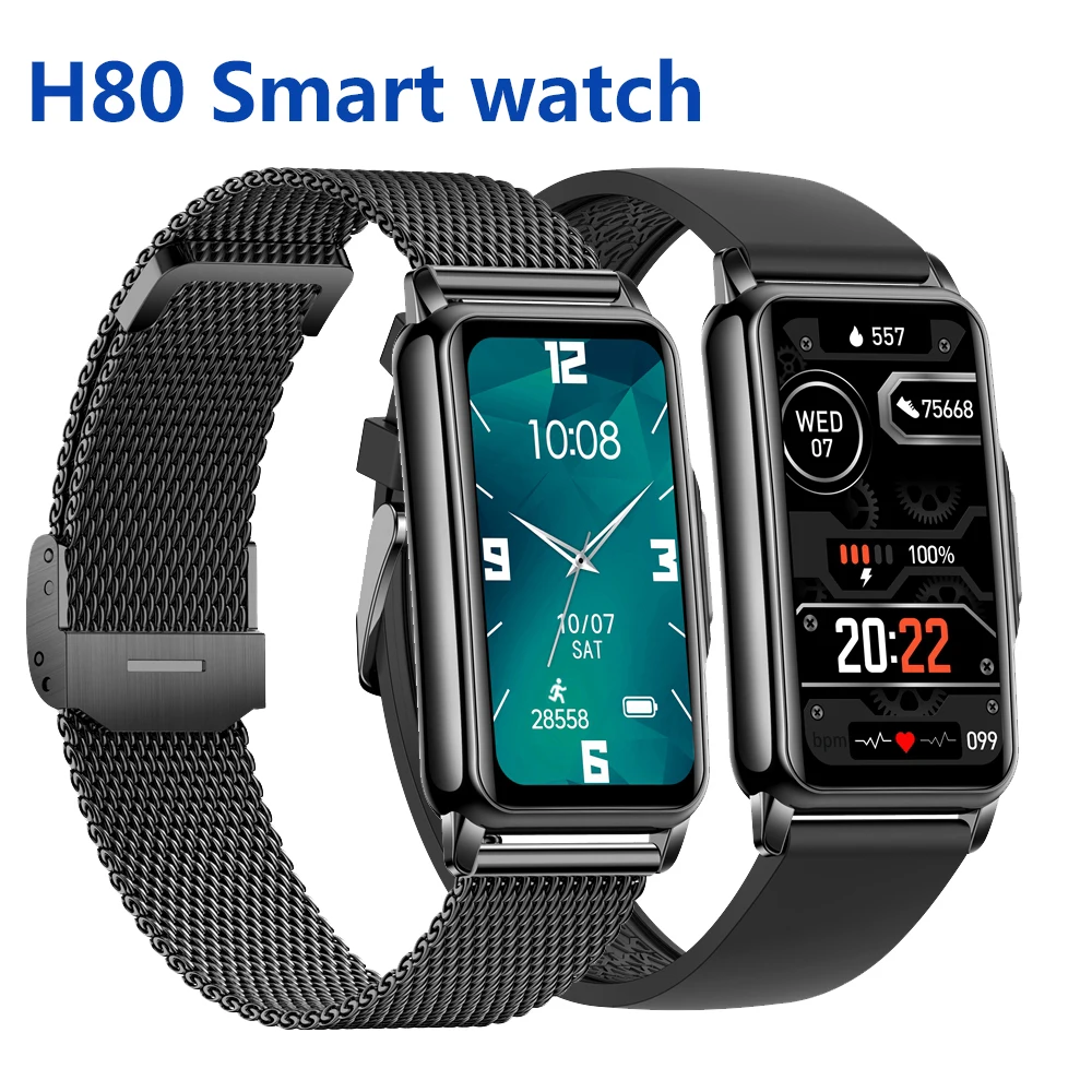 

H80 Smart Watch 1.47inch Full Touch TFT Screen Men BT 5.0 IP67 Waterproof 20+ Sports Modes Fitness Tracker 64Mb Women Smartwatch