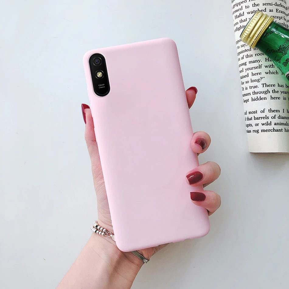 Sleek Matte Silicone TPU Soft Cover Phone Case