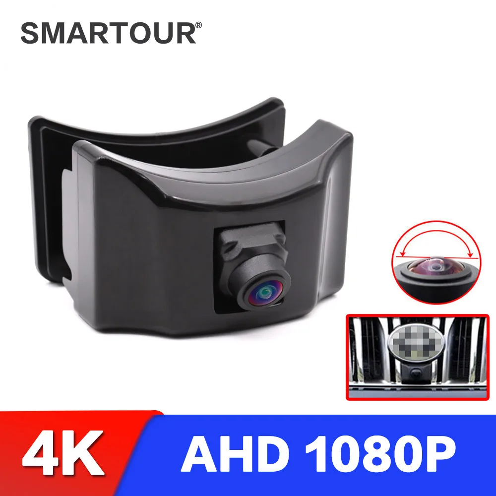 Автомобильная парковочная камера с логотипом AHD 1080P, водонепроницаемая камера переднего вида для Toyota Land Cruiser Prado 150 J150 LC150 2010 2011 2012 2013