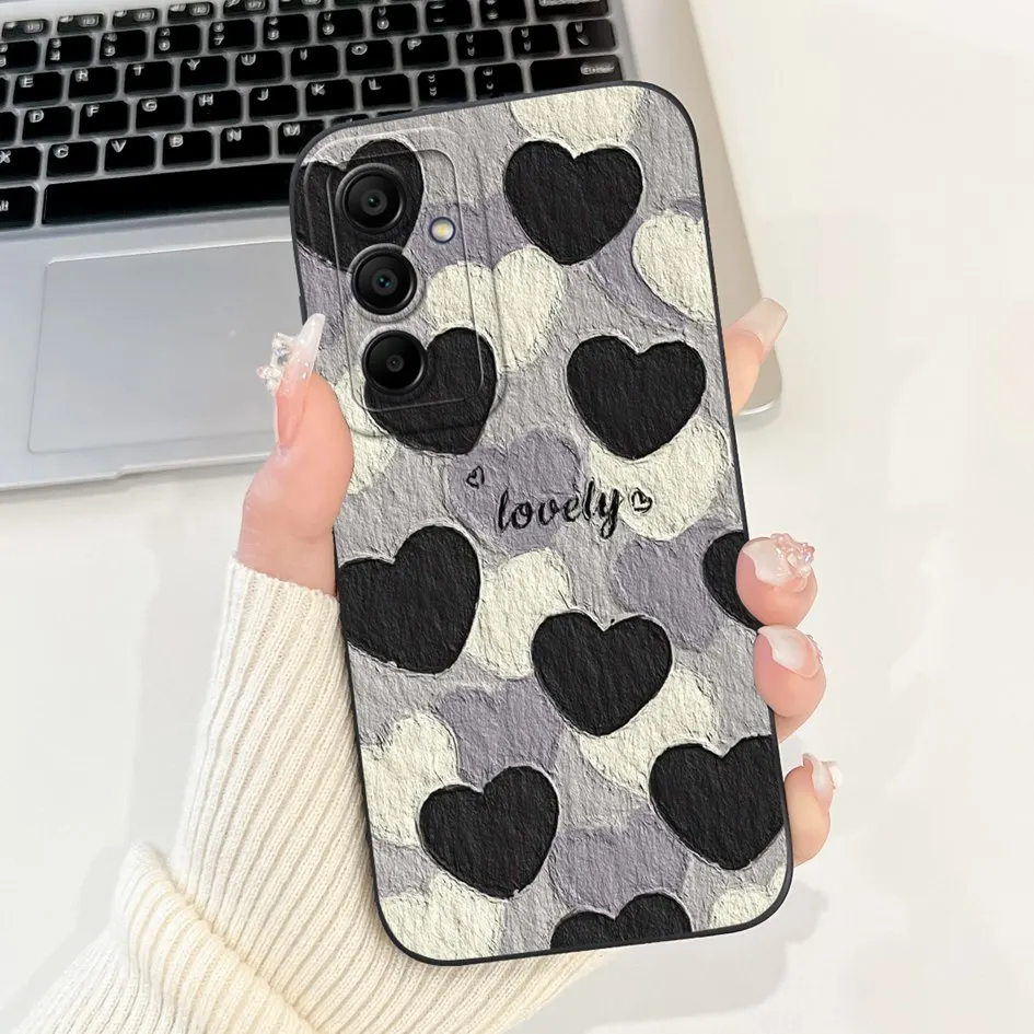 Silicone Flower Bowknot Soft TPU Case for Samsung Galaxy A16 5G
