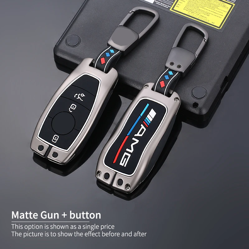 Portachiavi in lega di zinco per auto portachiavi per Mercedes Benz A C E classe S W221 W177 W205 W213 accessori per auto-Styling - S4d7ecb24d48a4b2398437cfb13450968P