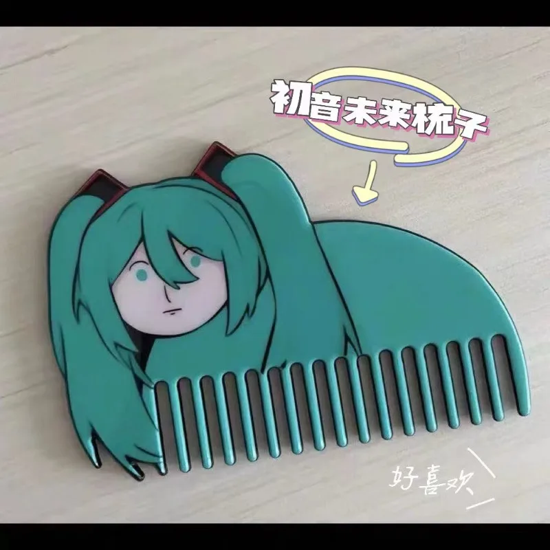 

Hatsune Miku Double Sided Comb Cartoon Creative Kawaii Acrylic Material Portable Convenient Cute Comb Children Holiday Gift Toys