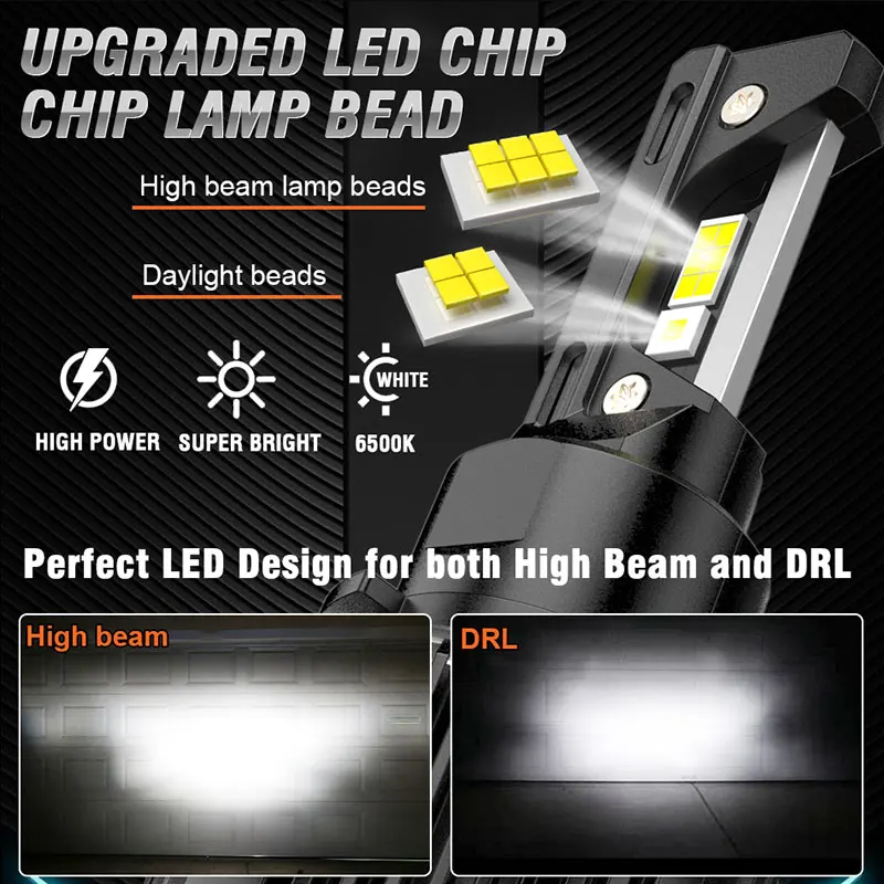 LED Headlights G2 H7 LED For Golf 6 MK3 Canbus Lamps H4 H1 H11 9005 9006 High Low Beam Car DRL for BMW Mercedes Audi H15
