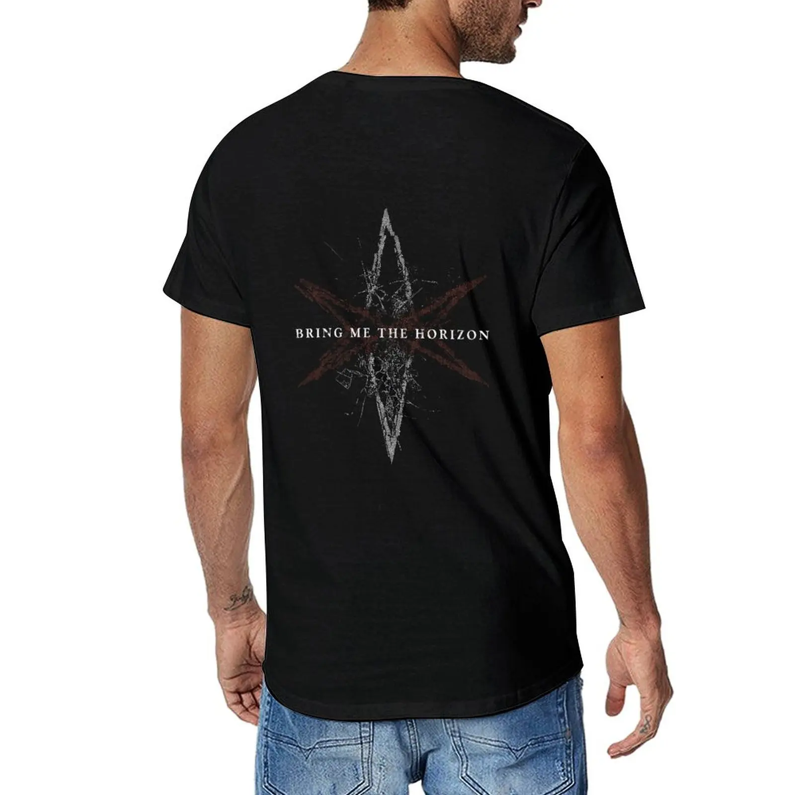 

BMTH T-Shirt heavyweights vintage clothes slim fit t shirts for men