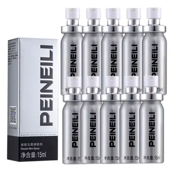 10pcs Penile Erection Spray Peineili Male Delay Spray Lasting 60 Minutes Sex Products for Men Penis Enlargement Cream 1