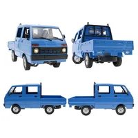 Wpl Naughty Dragon 1:10 Full Scale Tianjin Dafa T110 Rear Drive Double Row Cargo Card Remote Control Toy D32 Children'S Toy Gift 1