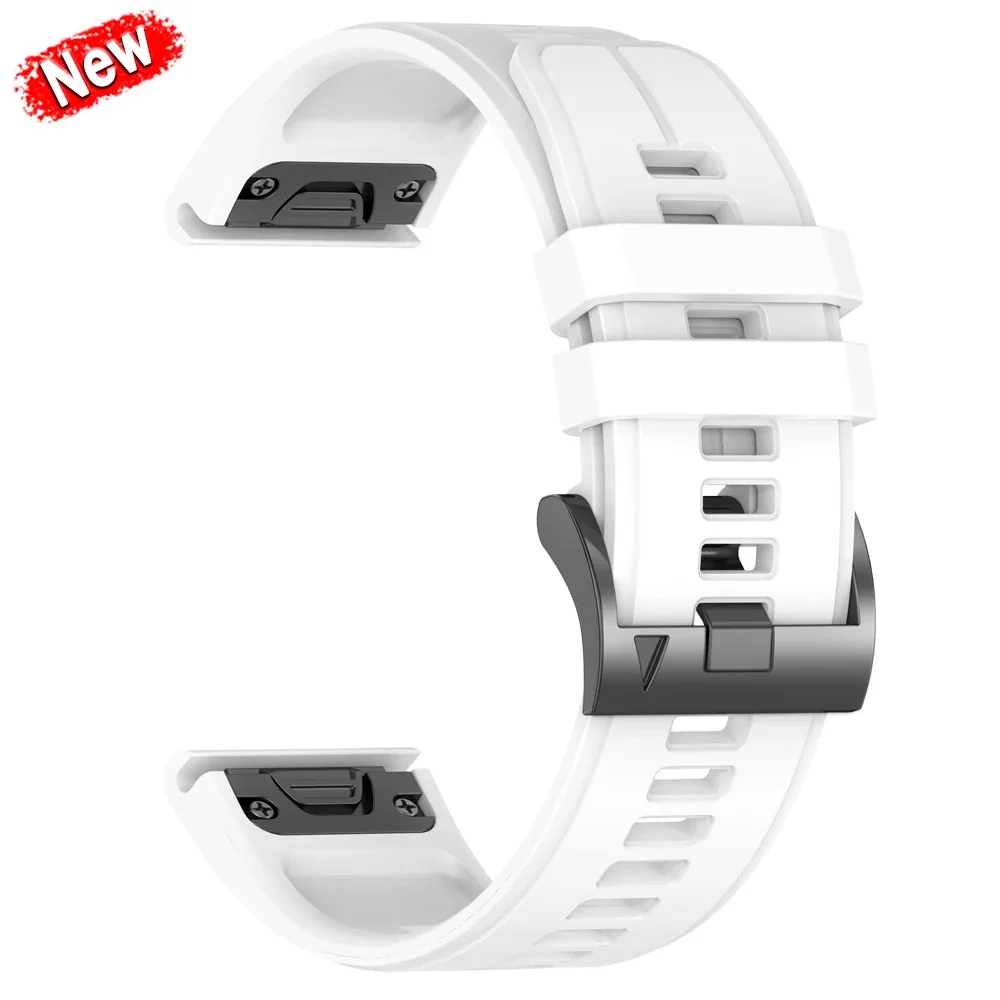 Premium Leather and Silicone QuickFit Sports Band - 22mm/26mm Strap