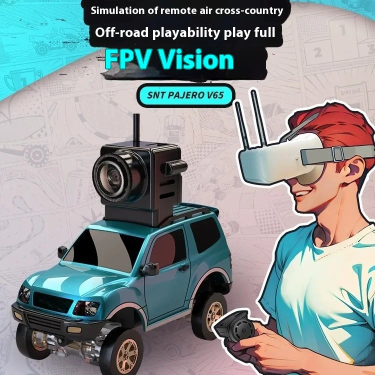 1: 64 Goggles Car Wireless Immersion Fpv Remote Control Car Rc Four-Wheel Drive Off-Road Vehicle Birthday Toy Boy Christma 2