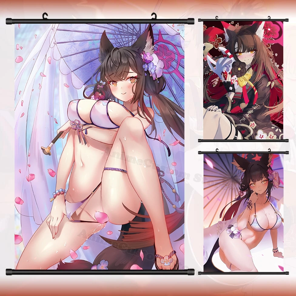 

Игровой Аниме Синий архив Касака вакмамо Косплей HD настенный свиток рулонная картина плакат подвесная картина плакат домашний декор художественный подарок